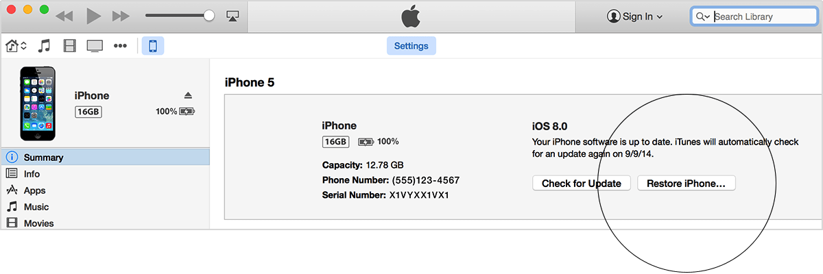 Itunes Restore Iphone