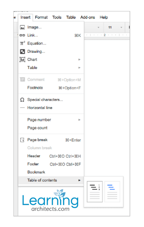 Page Numbers in TOCs