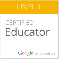Google Certified Educator Level1