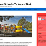 Burnham School web site redesign