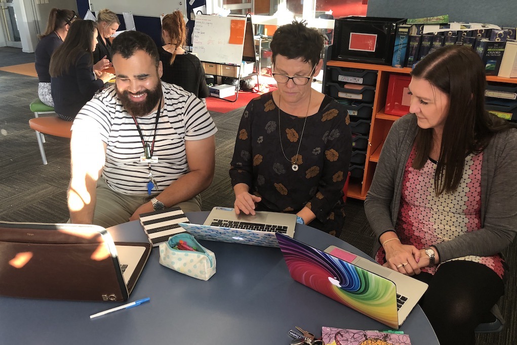 Teachers learning Hāpara Halswell School teachers-learning-hapara